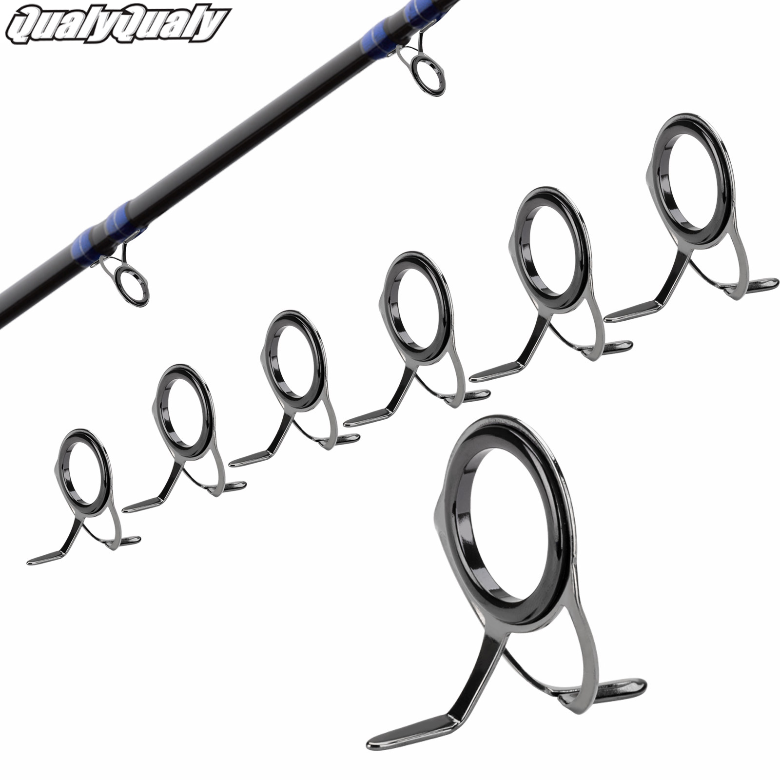 7pcs Fishing Rod Guides Repair - Fishing Rod Building Kit review and price