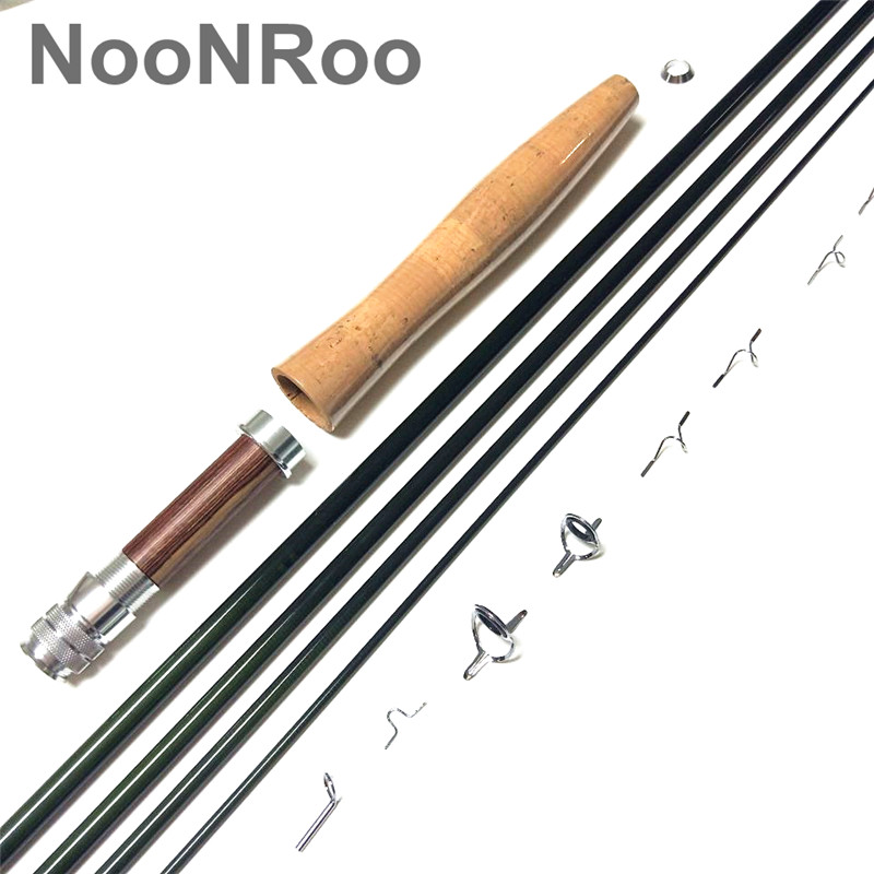 NooNRoo IM8 8ft 6inch 4pc 1wt  - Fishing Rod Building Kit review and price
