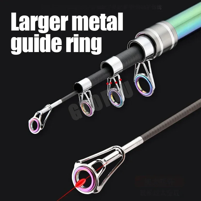 2.1m-4.5m Telescopic Spinning  - Fishing Rod Surf review and price
