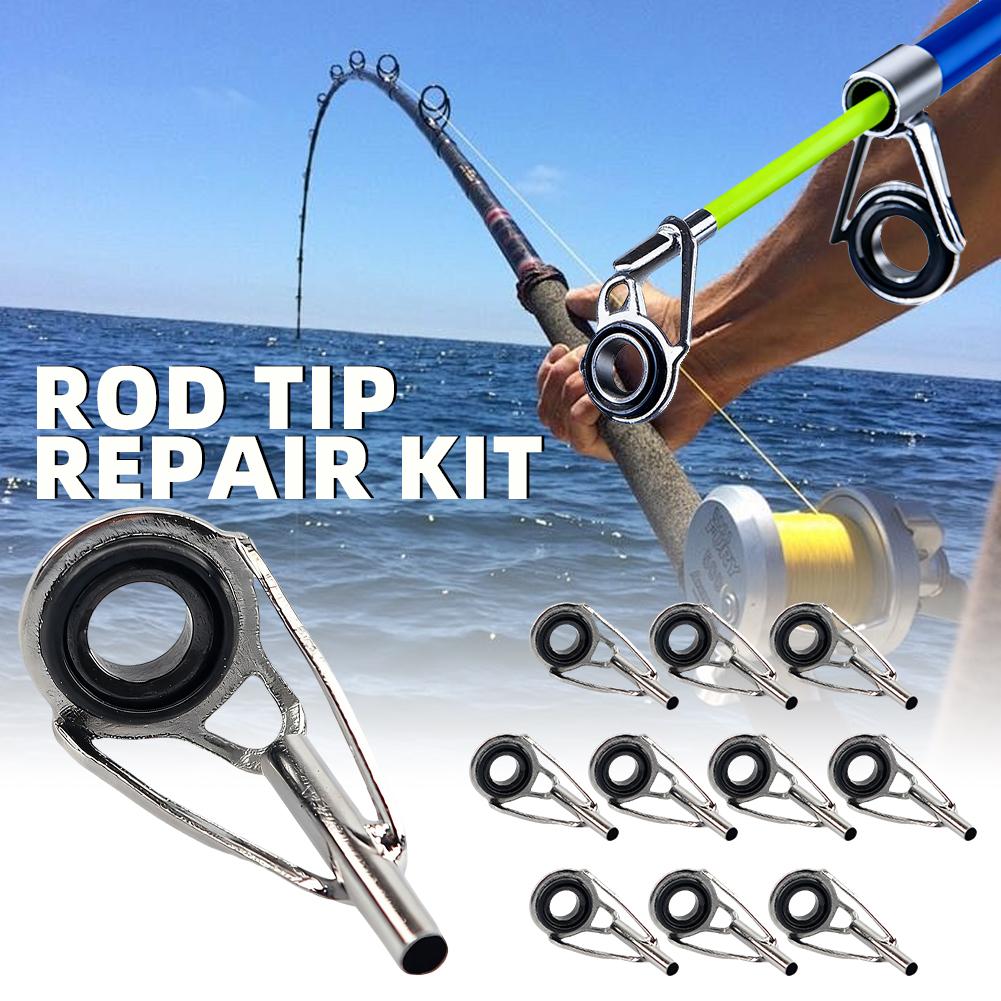 Rod Tip Repair Kit 10pcs Fishi - Fishing Rod Tip Replacement review and price