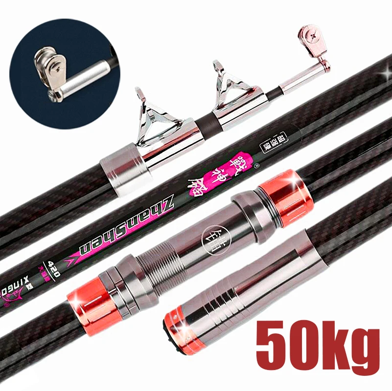 3.6M-4.5M Fishing Rod 50kg abo - Fishing Rod Surf review and price