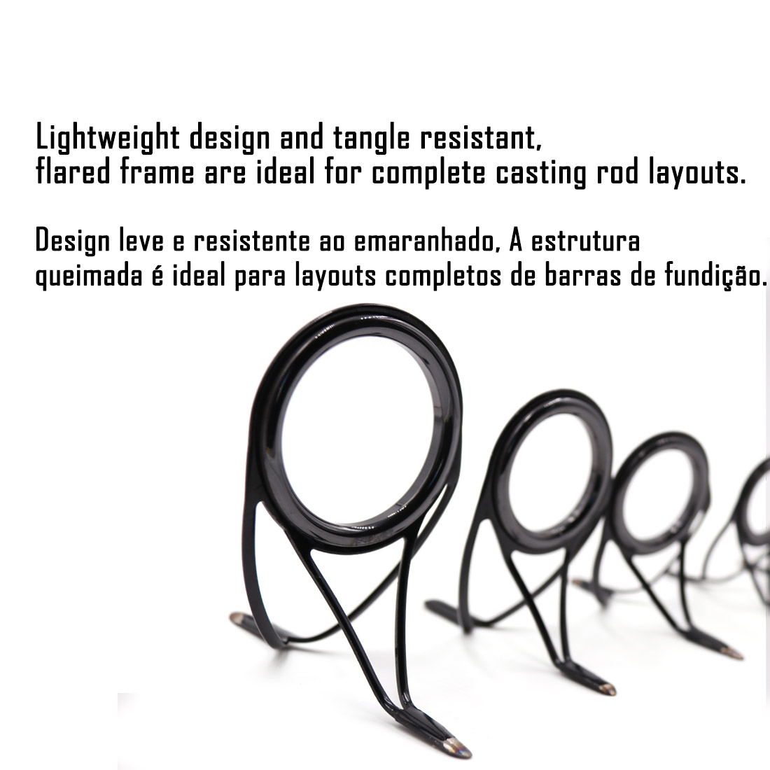 9KM OB Curved Rod Guide Kit 10 - Fishing Rod Casting review and price