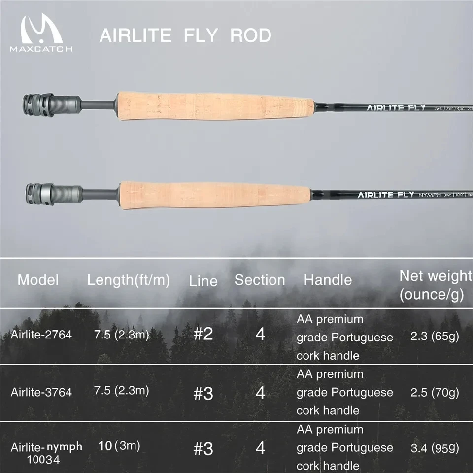 MAXIMUMCATCH 7.5-10ft 2/3WT Ai - Fishing Rod Ice review and price