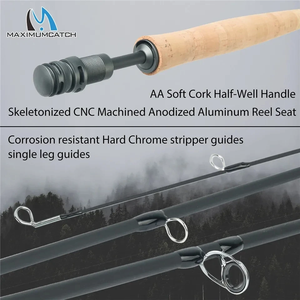 MAXIMUMCATCH 7.5-10ft 2/3WT Ai - Fishing Rod Ice review and price